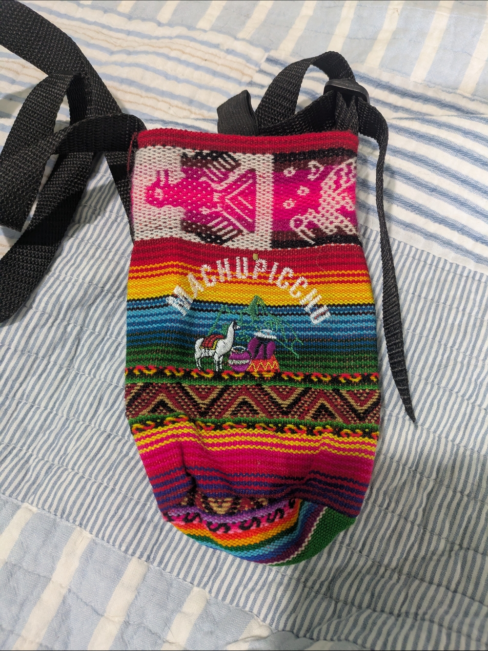 Machu Picchu Peru Sling Water Bottle Holder